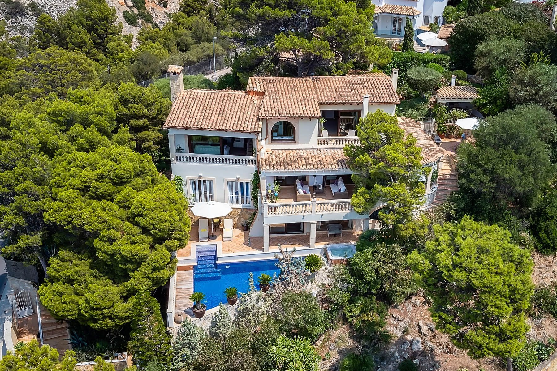 Villa Dorada Saluet Andratx: 4-Bedroom Sea View Villa with Hot Tub and Spa in Andratx, Ma