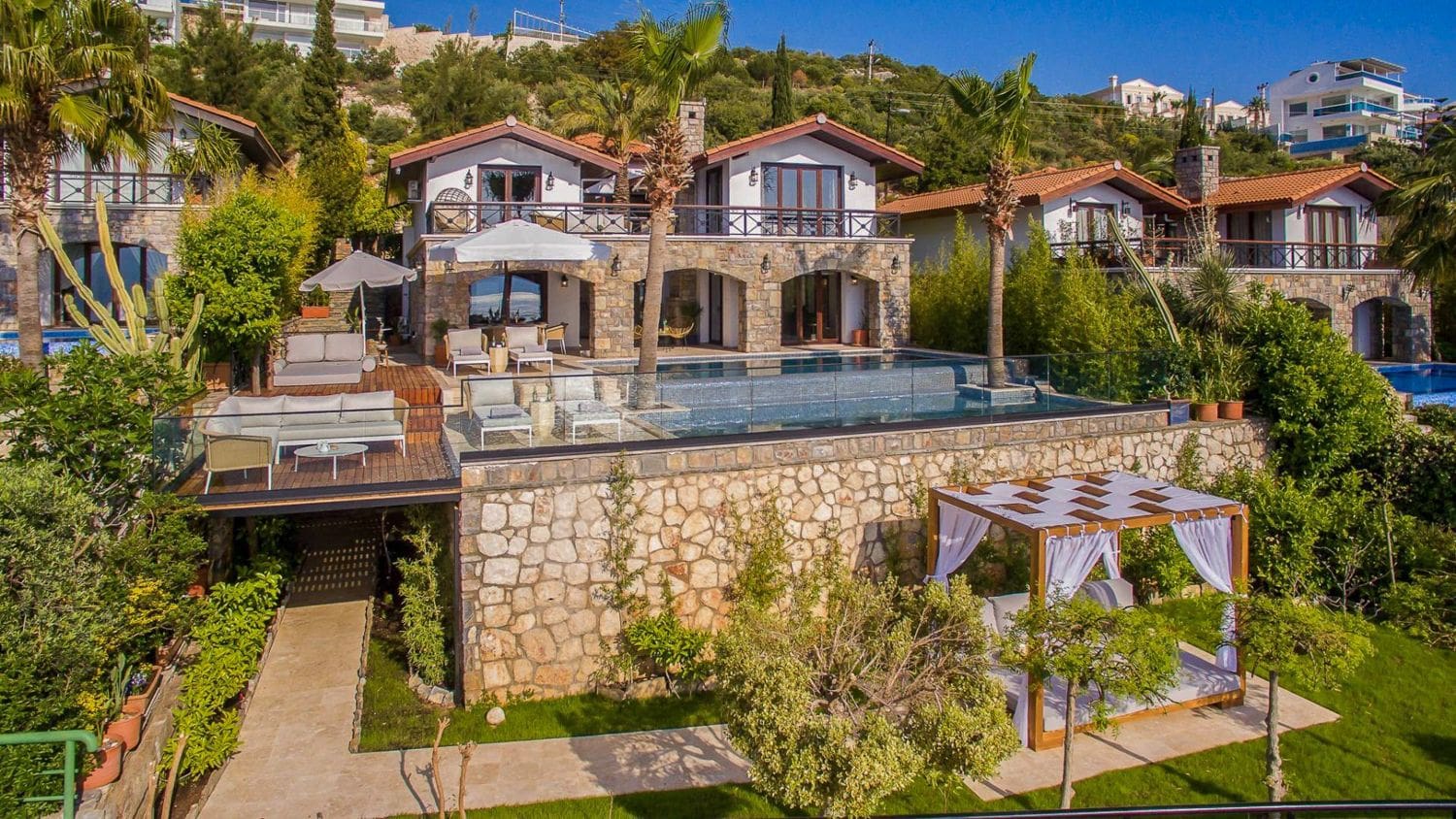 Villa Safran Kalamar Kalkan: 3-Bedroom Villa with Infinity Pool, Jacuzzi & Stunning Sea V