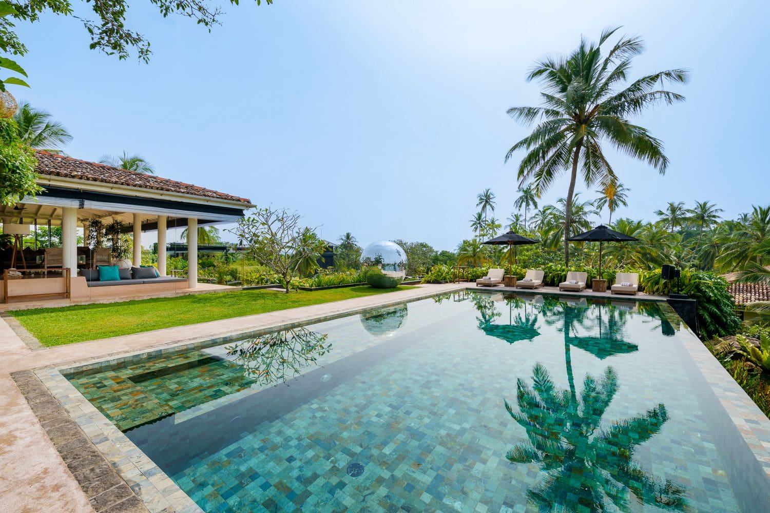 Villa Sandakada Kandy Sri Lanka

Wait, let me reconsider the location more carefully.

Villa Ranwan Sigiriya Sri Lanka: 5-Bedroom Hilltop Ocean View Villa with Spa and Gardens in S